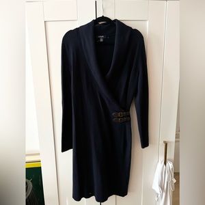 Chaps Navy Sweater Dress